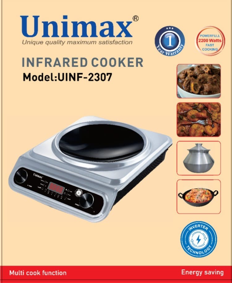 Unimax Infared Cooker (Model: UINF-2307)